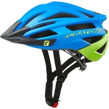 Cyklistická přilba CRATONI Helma Cratoni AGRAVIC - blue-lime matt - S-M (54-58cm)