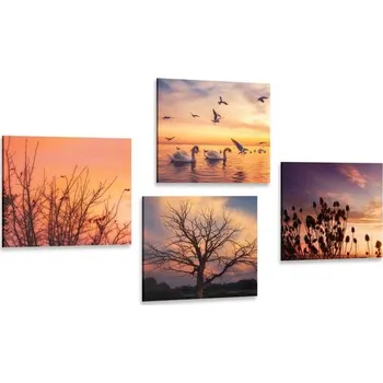 Obraz Dovido Set obrazů okouzlující příroda