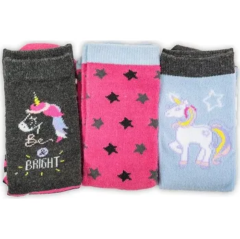 veselé ponožky FUNNY dívčí - 3pack, Pidilidi, PD0134-01, holka - 31-34