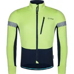 Pánská cyklistická softshellová bunda KILPI Velover m, zelená - XL