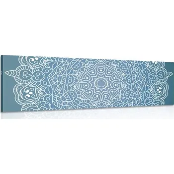 Obraz Dovido Obraz meditační Mandala na modrém pozadí