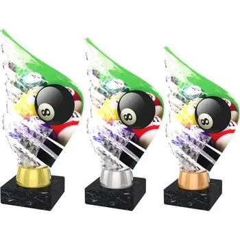Poháry Bauer Akrylátová trofej AKEA0001M6 | Billiard