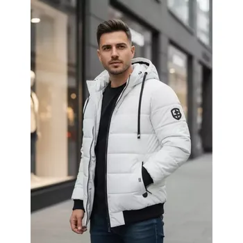 Pánská casual bunda Pánská bunda DSTREET TX5096 BÍLÁ M