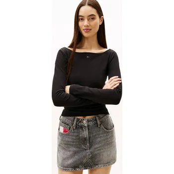 Dámské tričko Tommy Jeans dámské černé tričko 20024205-8721222003144