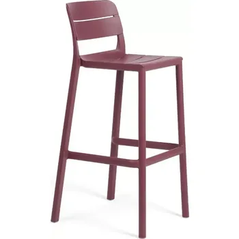 Barová židle Nardi barovka Cassia Stool Borgogna
