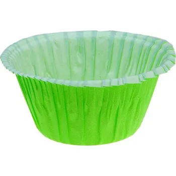 Formička Pečící košíčky na muffiny samonosné - zelené 50 ks -