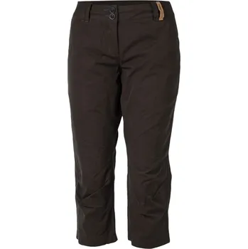 Dámské kraťasy dámské tříčvrteční kalhoty NORTHFINDER LILYANNA, brown - M