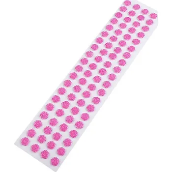 Samolepící růže na lepícím proužku Ø11 mm - 4 růžová pink