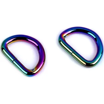 Polokroužek šíře 15 mm duhový - multikolor