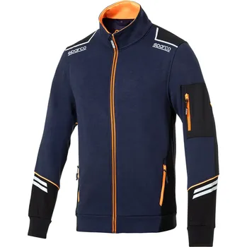 Pánská mikina SPARCO Alabama Tech Full Zip modrá pánská mikina M