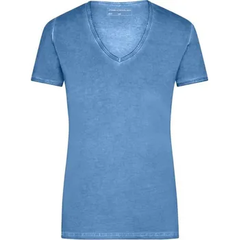 Dámské tričko James & Nicholson (Daiber) Dámské tričko Gipsy JN975 - Modrá | 2XL