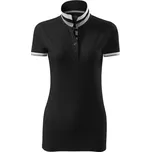 MALFINI Dámská polokošile Collar Up - Černá | XL