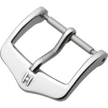 Řemínek na hodinky Trnová spona Hirsch Classic - stříbrná, leštěná - 18 mm + 5 let záruka a dárek ZDARMA