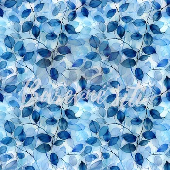 Úplet, Modré lístečky (E) (Top kvalitní úplet Bella digitisk)