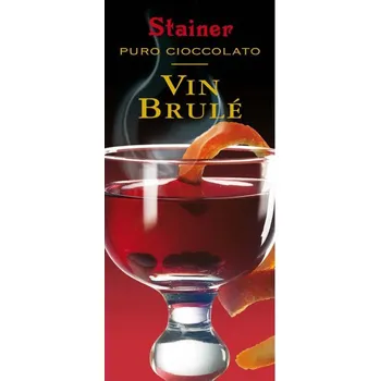 Čokoláda Stainer čokoláda mléčná 45% se svařeným vínem (Vin Brulé) 50g