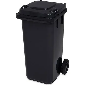 Železářství Popelnice hran. 240l PVC-černá