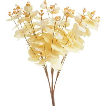 umělá květina Umělý eukalyptus 50 cm - vanilka