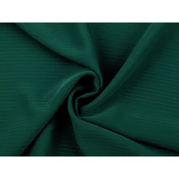 Imitace hedvábí proužek METRÁŽ - 8 zelená tmavá