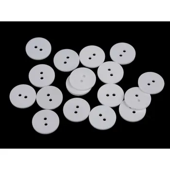 Knoflík Prádlový knoflík velikost 28" balení 200 kusů - bílá