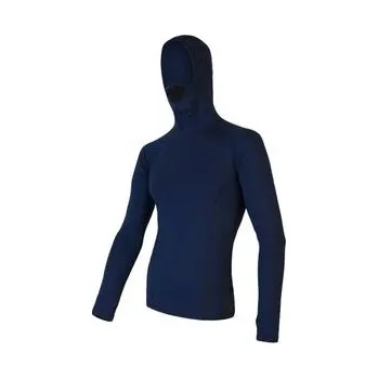Pánské tričko Sensor Triko Sensor DR Merino Double Face s kapucí deep blue