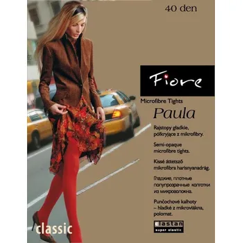 Dámské punčochy Klasické punčochy PAULA 40 den - černá - vel.2