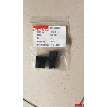 vypínač Makita 650245-6	vypínač HS6100 HS6601 HS7100 HS7601 HS7611