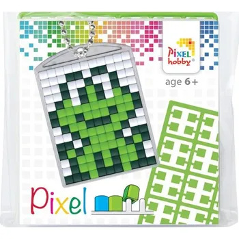 kreativní sada Pixelhobby Pixel klíčenka žába nebo krokodýl