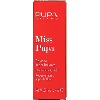Rtěnka Pupa Miss Pupa Lipstick #503 Spicy Red 2,4 ml