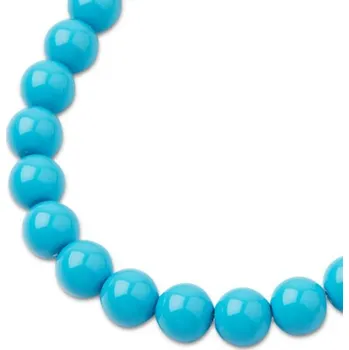 Korálek Preciosa kulatá perla MAXIMA 8 mm Crystal Aqua Blue