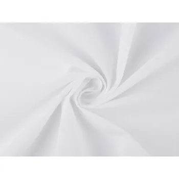 Galanterie Bavlněná látka / plátno jednobarevná METRÁŽ - 1 (1) bílá