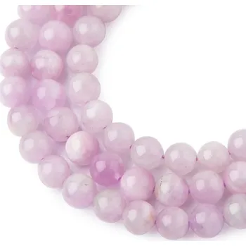 Náhrdelník Korálky z minerálu Kunzit 8 mm