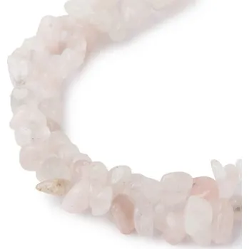 Přívěsek Zlomky z minerálu Růženín 80cm