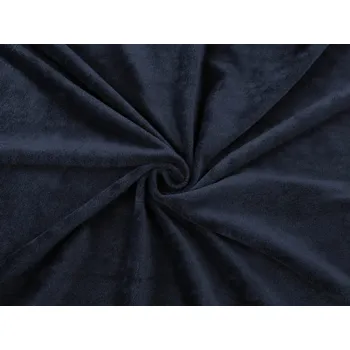 Minky hladké / jemný plyš SAN METRÁŽ - 17 (153) modrá pařížská