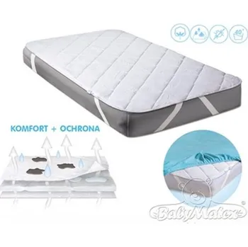 Chránič matrace BabyMatex Chránič matrace s úchyty KOMFI 120x60cm