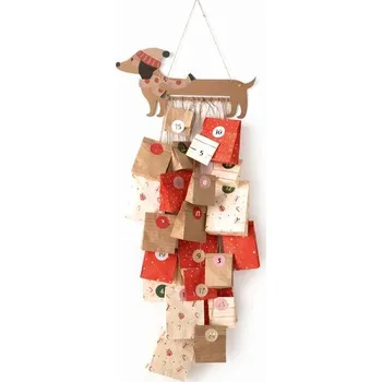 kreativní sada Sada na výrobu adventního kalendáře jezevčík