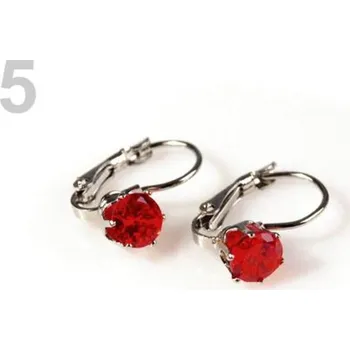 Náušnice Náušnice s broušenými kamínky ASTRID - 5 hyacinth