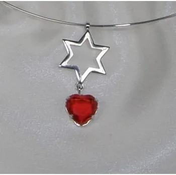 Obojek pro psa Náhrdelníky bižuterie - Obojky - 1-5811-0040 - S00 - Krystal - stříbro