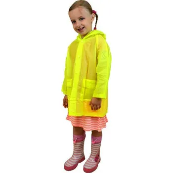 Pláštěnka pláštěnka PVC neonová, Pidilidi, PL0065-20, žlutá - S