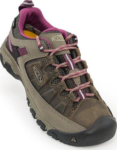 Dámské trekové boty Targhee III WP W weiss/boysenberry, Keen, 1018177, hnědá - 41