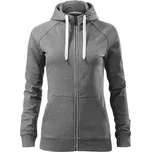 MALFINI Dámská mikina Voyage - Tmavě šedý melír | S