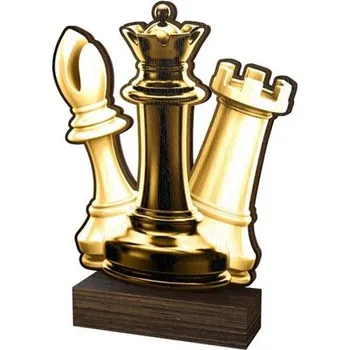 Poháry Bauer Dřevěná plaketa WF079 | Šachy