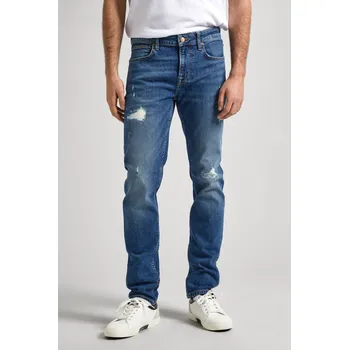 Pepe Jeans Pánské džíny SLIM JEANS WORN Barva: denim (odpovídá obrázku), Velikost: W29 L34