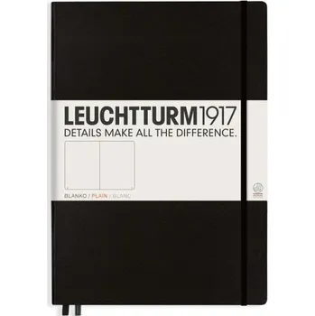Zápisník LEUCHTTURM1917 Plain Master Classic Hardcover Notebook