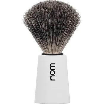 Mühle nom CARL Shaving Brush (Pure Badger, White)