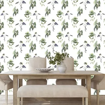 Tapeta Dovido Samolepící tapeta půvabné zelené listy