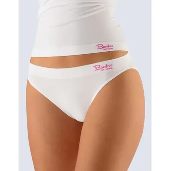 Kalhotky Bambusové kalhotky Natural - bílá purpurová - L/XL