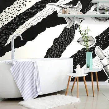 Tapeta Dovido Tapeta černobílá módní ikona