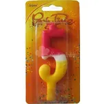 Barevná svíčka číslo 5 - Arpex