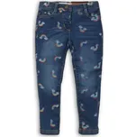 Kalhoty díčí džínové s elastenem, Minoti, Unicorn 10, modrá - 68/80 | 6-12m