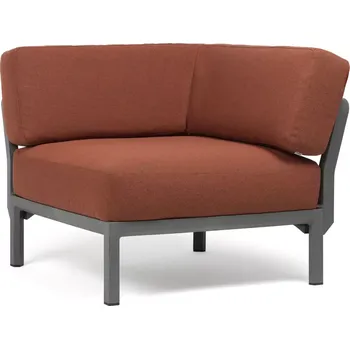 Zahradní pohovka Nardi Maximo Poltrona rohová basalto - cannella